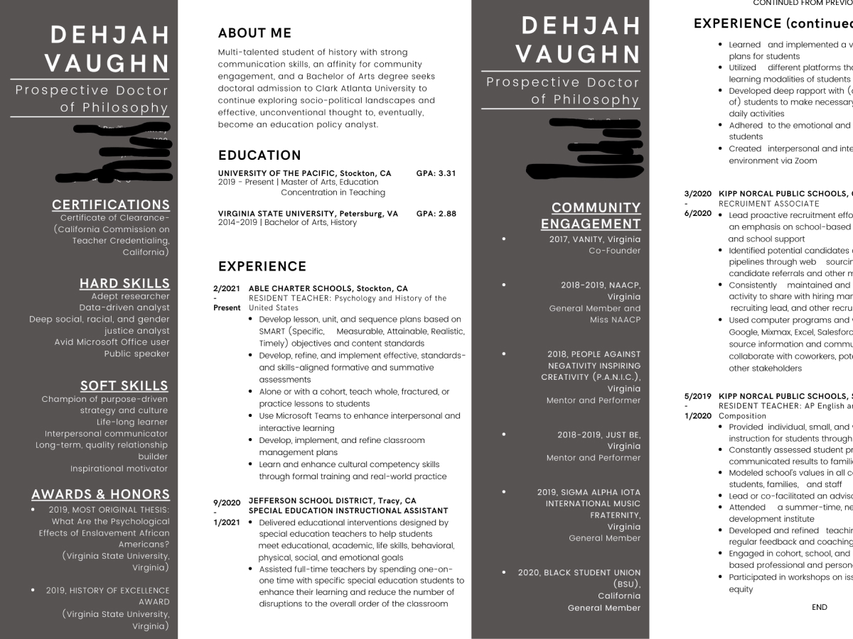 Resume Edit and Update, Dehjah, After